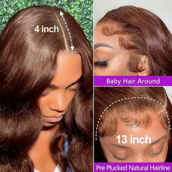 Chocolate Brown Lace Front Wig