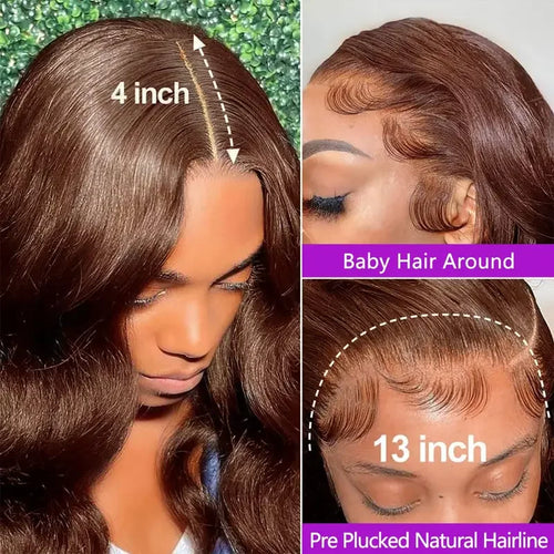 Chocolate Brown Lace Front Wig