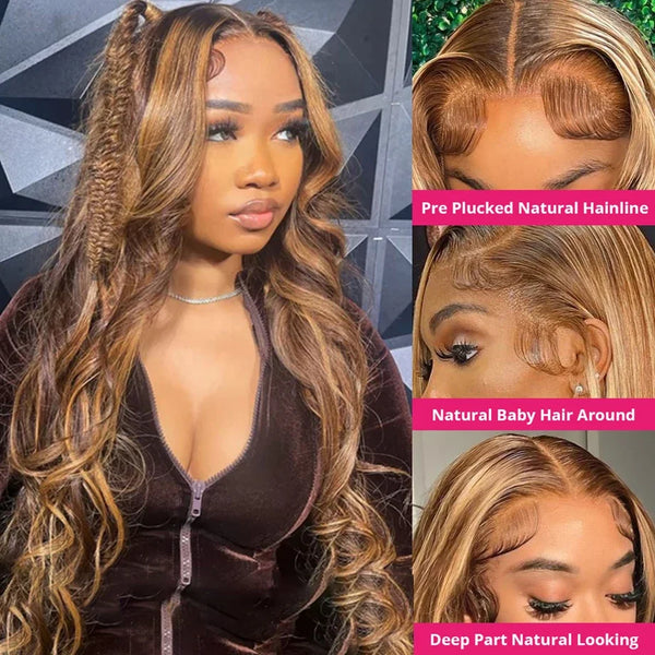Honey Blonde Glam Lace Wig